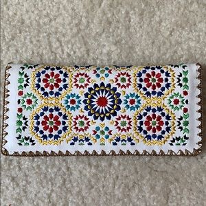 Vegan Faux Leather Pattern Wallet